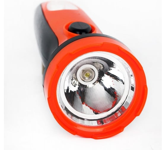 Фонарь аккумуляторный Ultraflash DEMMAX LED56296 (220В, черн. /оранж., 1+COB LED, 2 режима, SLA, пластик, коробка) 15026