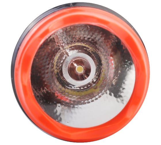 Фонарь аккумуляторный Ultraflash LED51572 (220В, черн. /оранж., 1+COB LED, 2 режима, SLA, пластик, блистер) 14992