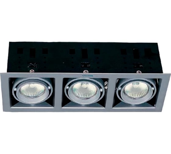 Встраиваемый светильник IMEX карданный MR16, 3х50W, GU5.3 IL.0006.0003 1