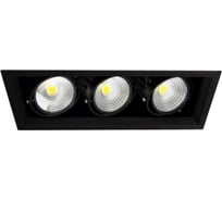 Встраиваемый светильник IMEX карданный LED 3х20W, BK IL.0006.2300