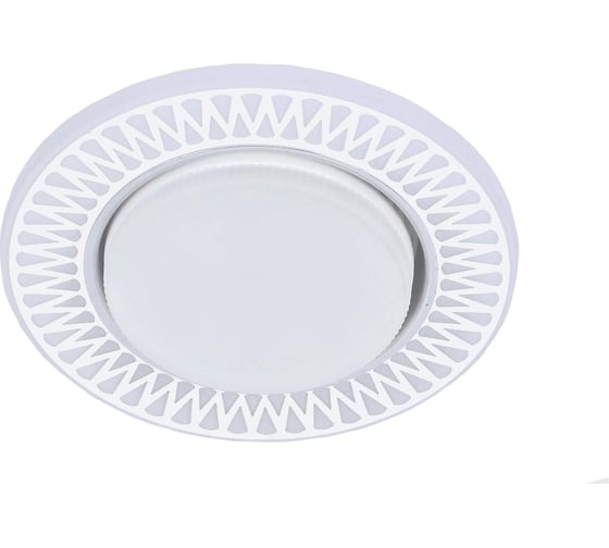 Встраиваемый светильник IMEX GX53+LED 4W 4000K, АКРИЛ CH/WH+WH IL.0031.0715 1