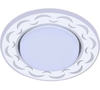 Встраиваемый светильник IMEX GX53+LED 4W 4000K, АКРИЛ CH/WH+WH IL.0031.0115