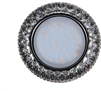Встраиваемый светильник IMEX GX53+LED 4W 4000K, ПОЛИКРИСТАЛЛ CH/CLEAR IL.0028.1603