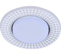 Встраиваемый светильник IMEX GX53+LED 4W 4000K, АКРИЛ CH/WH+WH IL.0031.0615
