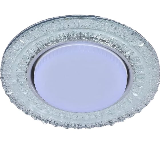 Встраиваемый светильник IMEX GX53+LED 4W 4000K, ПОЛИКРИСТАЛЛ CH/CLEAR IL.0028.2303 1