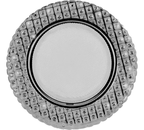 Встраиваемый светильник IMEX GX53+LED 4W 4000K, ПОЛИКРИСТАЛЛ CH/CLEAR IL.0028.0303