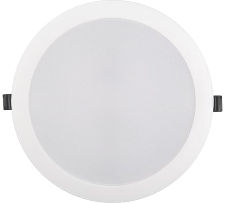 Встраиваемый светильник светодиодный General Lighting Systems 24Вт, 2530Лм, 4500К, Нейтральный белый свет, Круг, 220х30мм GLP-RW3-24BT-220-4 412409