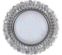 Встраиваемый светильник IMEX GX53+LED 4W 4000K, ПОЛИКРИСТАЛЛ CH/CLEAR IL.0028.1503