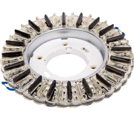 Встраиваемый светильник IMEX GX53+LED 4W 4000K, ПОЛИКРИСТАЛЛ CH/CLEAR+GRAY IL.0028.2022