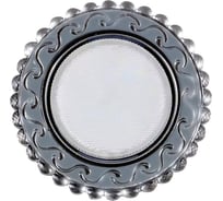 Встраиваемый светильник IMEX GX53+LED 4W 4000K, ПОЛИКРИСТАЛЛ CH/CLEAR+GRAY IL.0028.1722