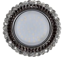 Встраиваемый светильник IMEXGX53+LED 4W 4000K, ПОЛИКРИСТАЛЛ CH/CLEAR+BK IL.0028.1518