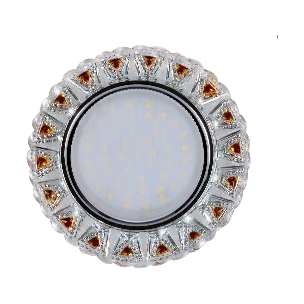 Imex Led Встраиваемый светильник IMEX GX53+LED 4W 4000K, ПОЛИКРИСТАЛЛ CH/CLEAR ...
