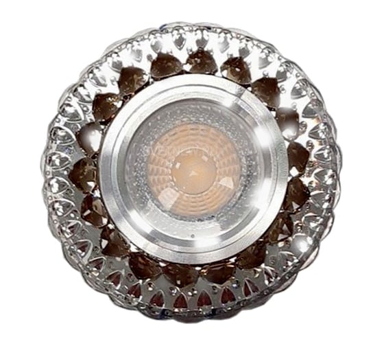 Встраиваемый светильник IMEX MR16+LED 3W 4000K ПОЛИКРИСТАЛЛ, AL/CLEAR+TEA IL.0027.1670 1