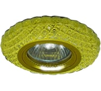 Встраиваемый светильник IMEX MR16+LED 3W 4000K ПОЛИКРИСТАЛЛ, G/CLEAR GOLD IL.0027.0403