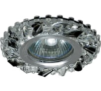 Встраиваемый светильник IMEX MR16+LED 3W 4000K ПОЛИКРИСТАЛЛ, AL/CLEAR+GREY IL.0027.0722