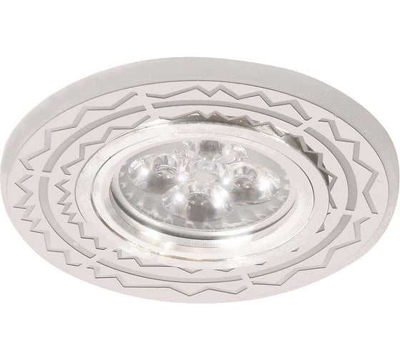 Встраиваемый светильник IMEX MR16+LED 3W 4000K, акрил, CH/WH+CH IL.0030.0302