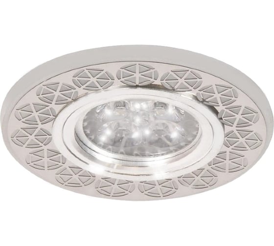 Встраиваемый светильник IMEX MR16+LED 3W 4000K, акрил, CH/WH+CH IL.0030.0502 1