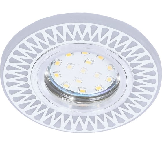 Встраиваемый светильник IMEX MR16+LED 3W 4000K, акрил, CH/WH+WH IL.0030.0715