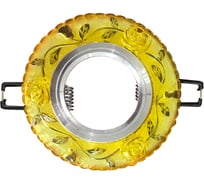 Встраиваемый декоративный светильник Fametto серия Luciole DLS-L150 GU5,3, GLASSY YELLOW UL-00003906