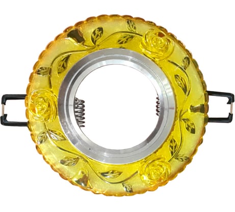 Встраиваемый декоративный светильник Fametto серия Luciole DLS-L150 GU5,3, GLASSY YELLOW UL-00003906