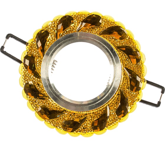 Встраиваемый декоративный светильник Fametto серия Luciole DLS-L147, GU5,3, GLASSY GOLD UL-00003897