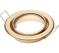 Точечный светильник Светкомплект поворотный GU5.3х50Вт золото R51p.G