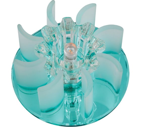 Встраиваемый декоративный светильник Fametto серия Fiore DLS-F114 G4, BLUE CLEAR 10740