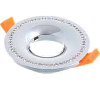 Встраиваемый декоративный светильник Fametto DLS-V103, GU5,3, CHROME 10729