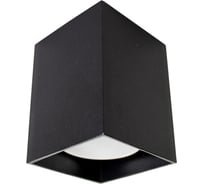 Накладной светильник Светкомплект квадрат 80х60мм GU10 черный R51A.60x60.B