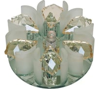Встраиваемый декоративный светильник Fametto серия Fiore DLS-F120, G4, GLASSY CLEAR CHAMPAGNE 10638