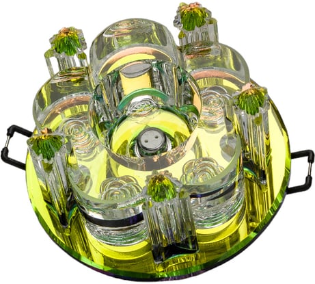 Встраиваемый декоративный светильник Fametto DLS-F122, G4, COLOUR CLEAR 10640