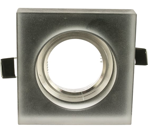 Встраиваемый декоративный светильник Fametto DLS-L111, GU5.3, CHROME MATT BLACK, серия Luciole UL-00000364