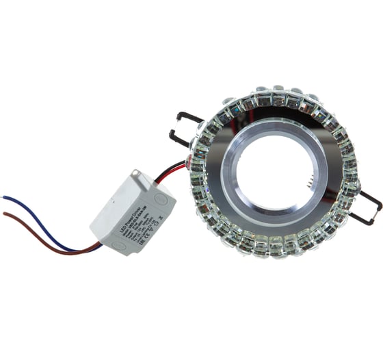 Встраиваемый декоративный светильник Fametto DLS-L133, GU5.3, CHROME CLEAR, серия Luciole UL-00002719