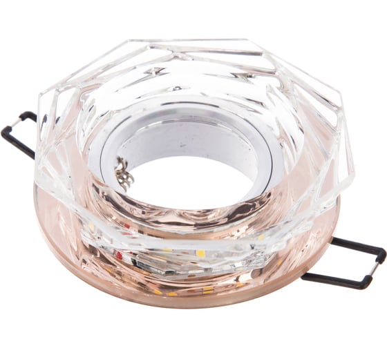 Встраиваемый декоративный светильник Fametto DLS-L122, GU5.3, BRONZE CLEAR, серия Luciole UL-00000370