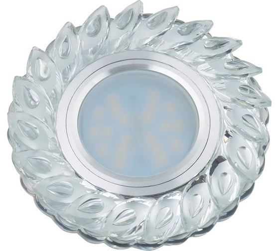 Встраиваемый декоративный светильник Fametto DLS-L128, GU5.3, CHROME CLEAR, Luciole UL-00002707