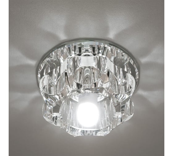 Встраиваемый декоративный светильник Fametto DLS-F105, G9, GLASSY CLEAR, серия Fiore 10118