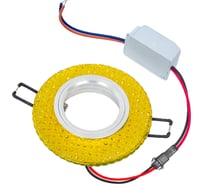 Встраиваемый декоративный светильник Fametto DLS-L135, GU5.3, GLASSY GOLD, серия Luciole UL-00003861