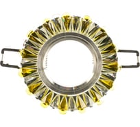 Встраиваемый декоративный светильник Fametto DLS-L145, GU5.3, GLASSY GOLD, серия Luciole UL-00003891