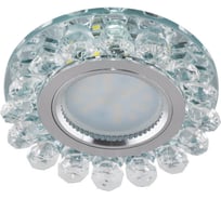 Встраиваемый декоративный светильник Fametto DLS-L102, GU5.3, CHROME CLEAR, серия Luciole 9999