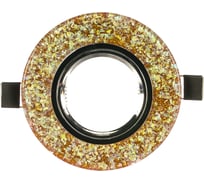 Встраиваемый декоративный светильник Fametto DLS-L103, GU5.3, CHROME, BROWN, Luciole 10716