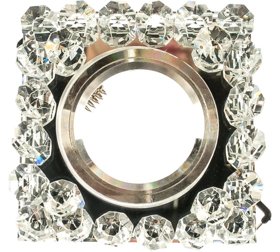 Встраиваемый декоративный светильник Fametto DLS-L131, GU5.3, CHROME, CLEAR, серия Luciole UL-00002714