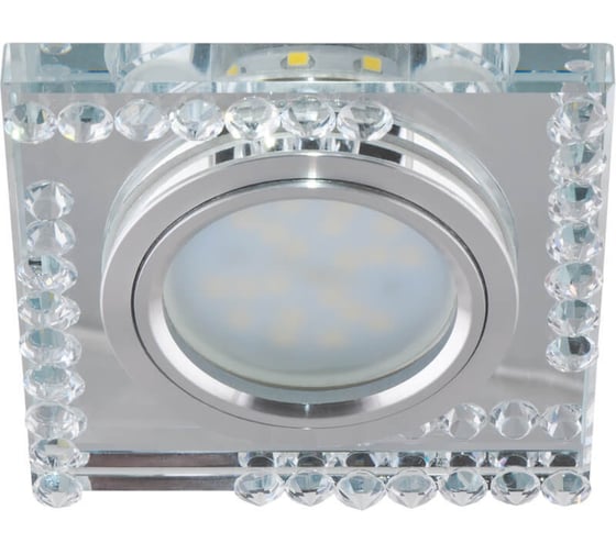 Встраиваемый декоративный светильник Fametto DLS-L101, GU5.3, CHROME, CLEAR, Luciole 9998