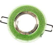 Встраиваемый декоративный светильник Fametto DLS-L142, GU5.3, GLASSY, GREEN, Luciole UL-00003882