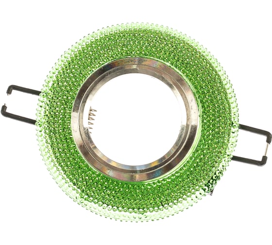 Встраиваемый декоративный светильник Fametto DLS-L142, GU5.3, GLASSY, GREEN, Luciole UL-00003882
