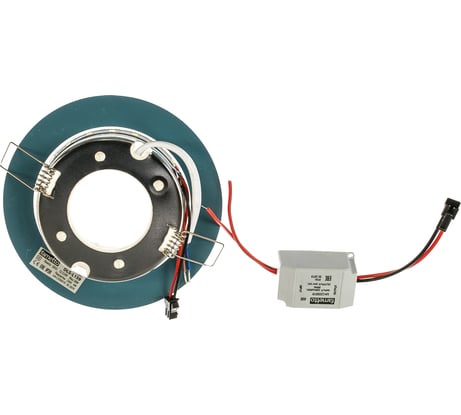 Встраиваемый декоративный светильник Fametto DLS-L159, GX53, CHROME, GLASSY, Luciole UL-00005324