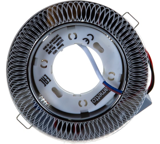 Встраиваемый декоративный светильник Fametto серия Luciole DLS-L155, GX53, GLASSY CLEAR 3D UL-00005320