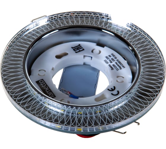 Встраиваемый декоративный светильник Fametto серия Luciole DLS-L155, GX53, GLASSY CLEAR 3D UL-00005320