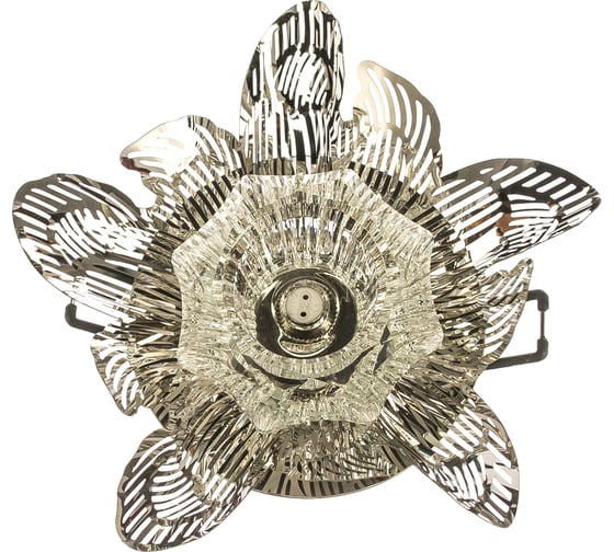 Встраиваемый декоративный светильник Fametto серия Fiore DLS-F127, G4, CHROME CLEAR UL-00000352 1