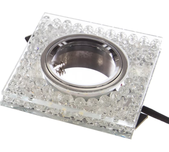 Встраиваемый декоративный светильник Fametto серия Luciole DLS-L134, GU5,3, CHROME CLEAR UL-00002721 1