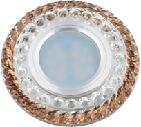 Встраиваемый декоративный светильник Fametto серия Luciole DLS-L132 GU5,3, CHROME BROWN UL-00002717